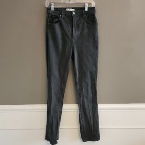 Abercrombie & Fitch Green/Gray Ultra High Rise Jeans